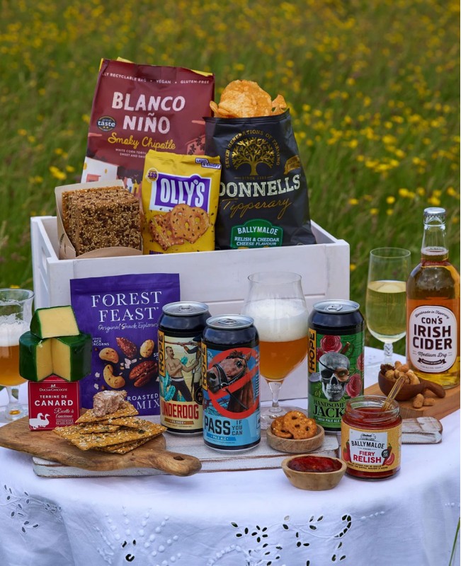 Beer & Bites Gift Basket
